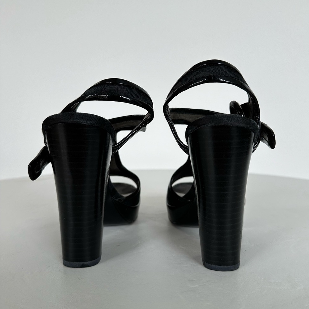 COACH - Lydia Platform Sandals in Black | Size 7 - Picture 4 of 6
